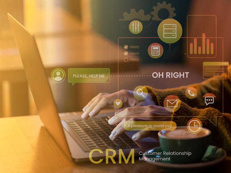 Customer relationship management concept