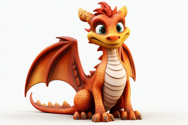 Cute 3d dragon