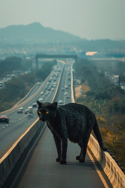 귀여운 고양이 디지털 아트