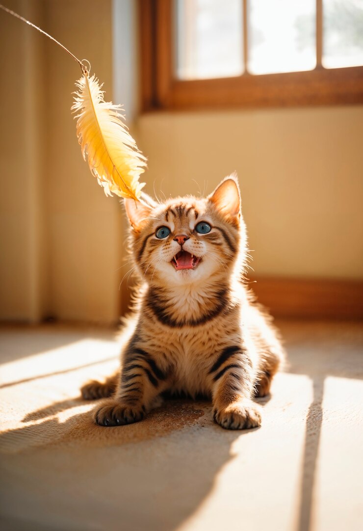 Free Photo cute cat lifestyle