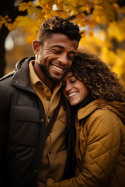 Cute couple spending time together