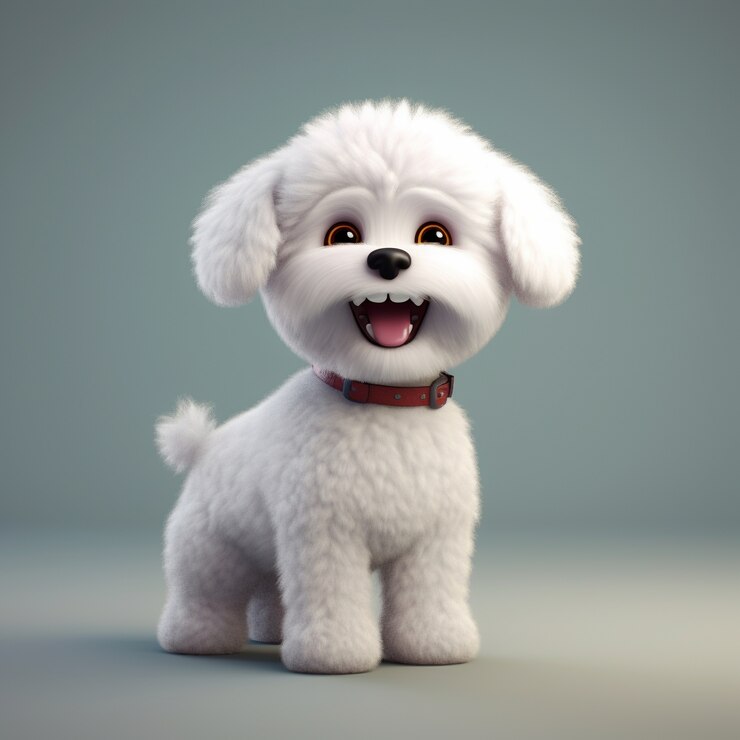 Free Photo cute dog in studio