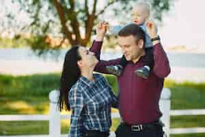 Free photo cute family