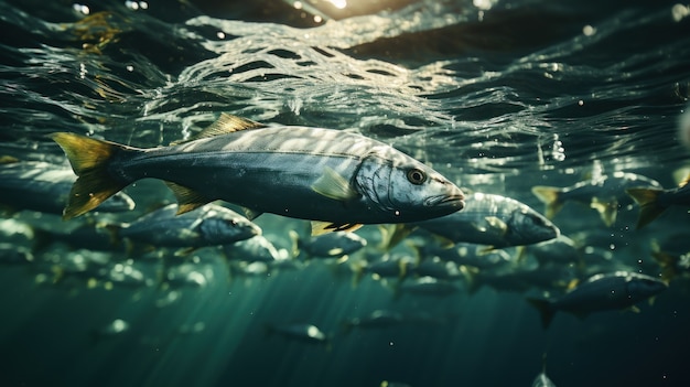 Foto gratuita pesce carino sott'acqua