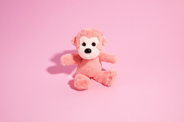 Cute and fluffy monkey toy