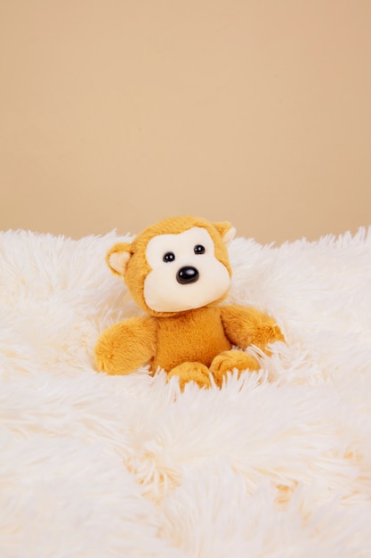 Cute and fluffy monkey toys