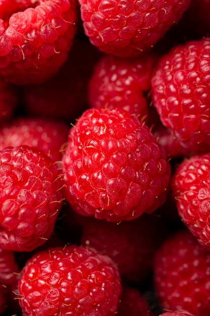 cute fresh raspberries background