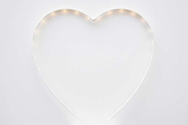 Cute heart with illumination