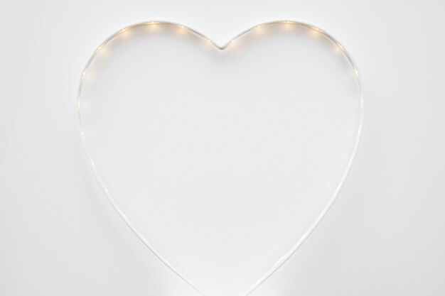 Cute heart with illumination