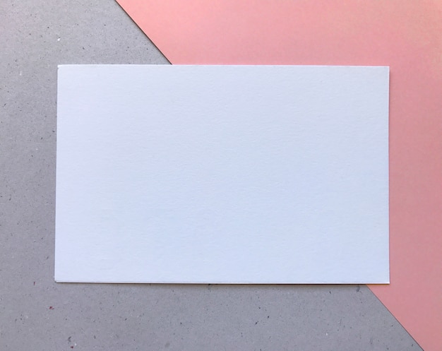 Cute pink and grey textured white paper template