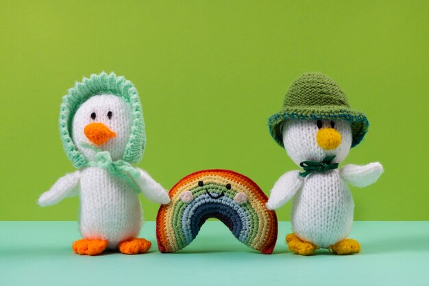 cute plush toys arrangement
