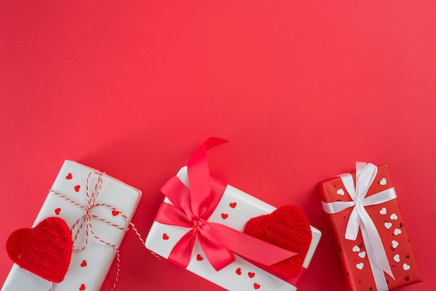 Free photo cute presents for valentine's day