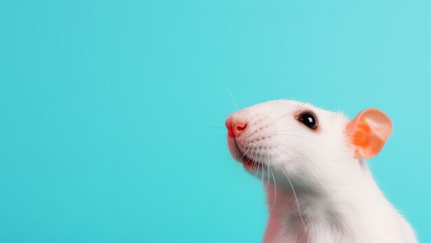 cute rat in studio