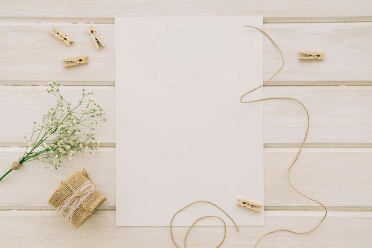 Free Photo cute template for weddings