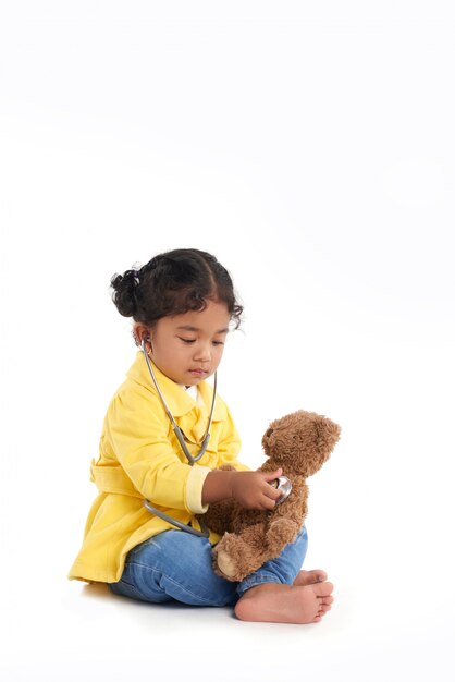 Cute Toddler with Stethoscope