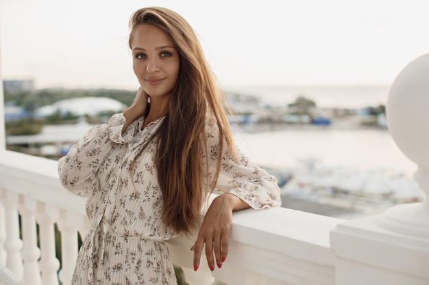 cute young woman outdoor portrait