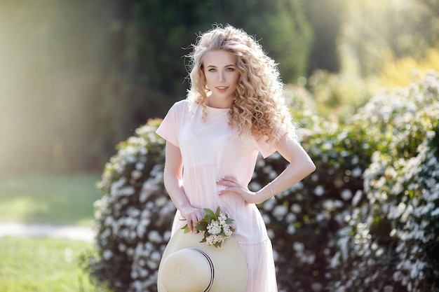 cute young woman portrait outdoor