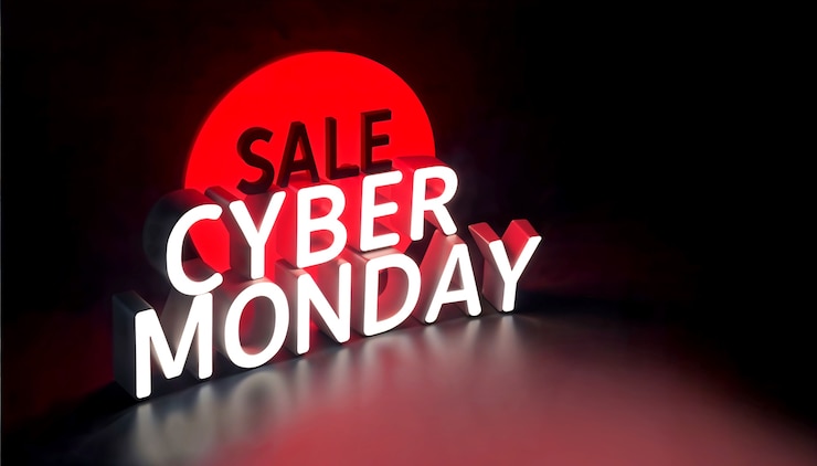 Free Photo cyber monday celebration