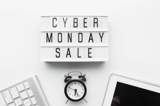 Free photo cyber monday sale and technology