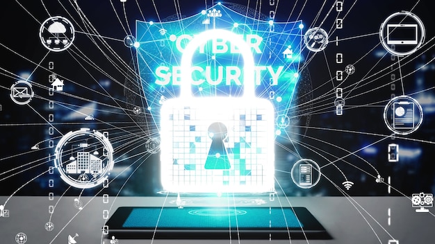 Концептуальная кибербезопасность и защита цифровых данных