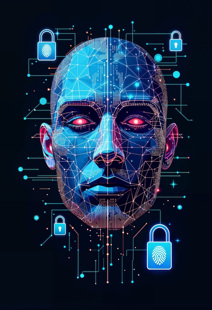 Free Photo cybersecurity concept illustration