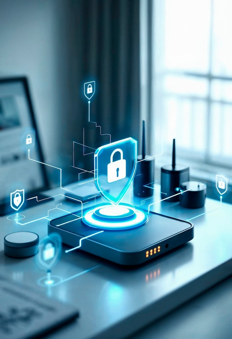 Free Photo cybersecurity and data protection concept