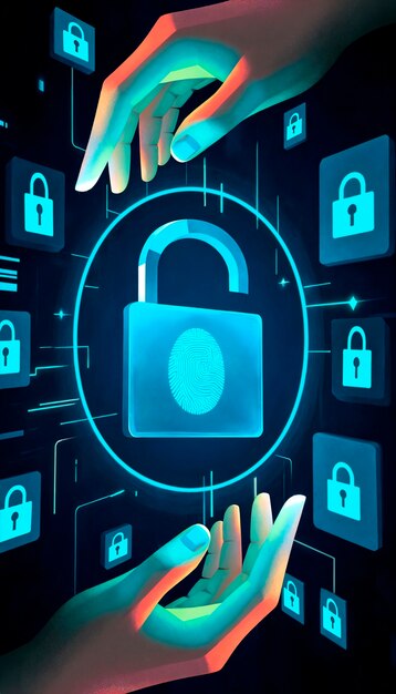 Cybersecurity: protecting digital data with fingerprint authentication