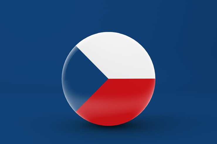 Free Photo czechia flag