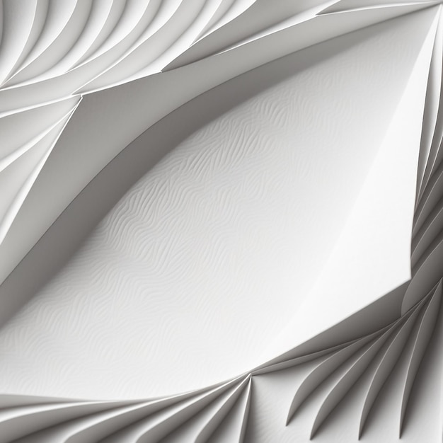 Free photo d closeup white plain paper texture background generative ai