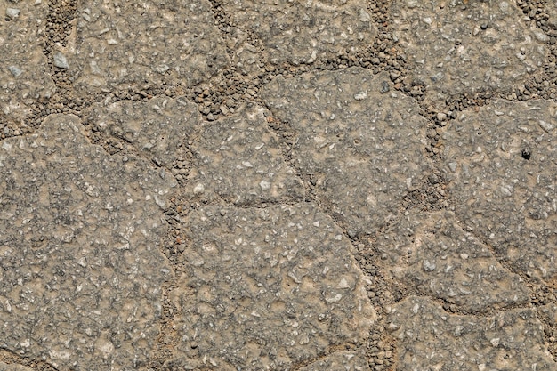 Damaged road texture