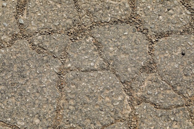 Damaged road texture