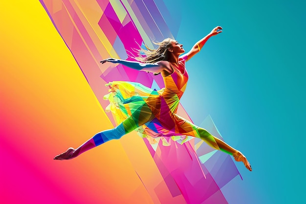 Dancing Visual AI Generated: Free Download