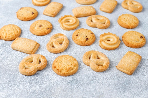 Foto gratuita biscotti al burro danesi.