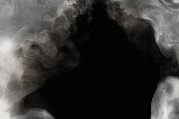Темный абстрактный фон обоев, дизайн дыма