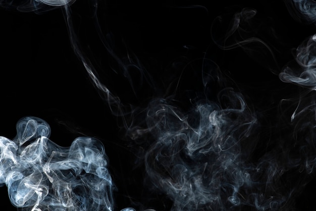 Темный абстрактный фон обоев, текстура дыма
