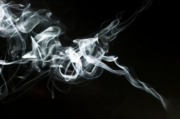 Dark background with delicate smoke effect