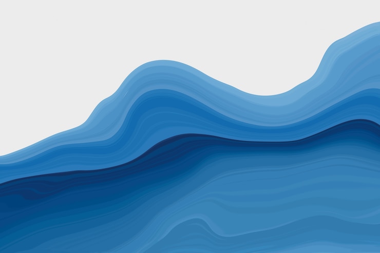 Free Photo dark blue marble wave background