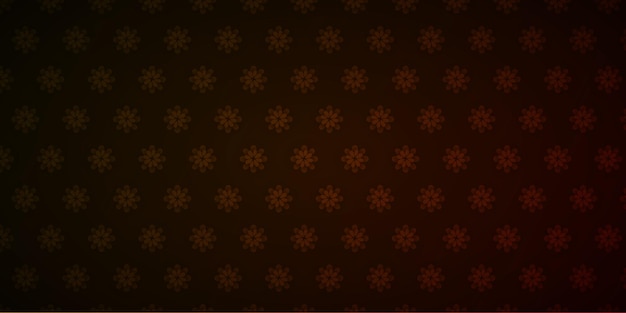 Бесплатное фото Темно-коричневый цвет цветочный узор фона абстрактный баннер многоцелевой дизайн