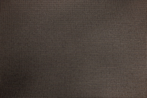 Dark brown gingham fabric textured background