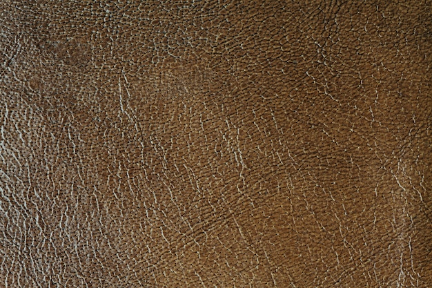 Free photo dark brown leather textured background