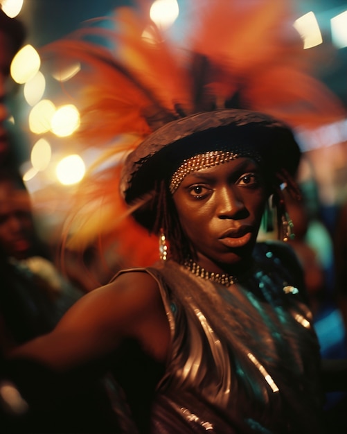 Foto gratuita estetica oscura del carnevale