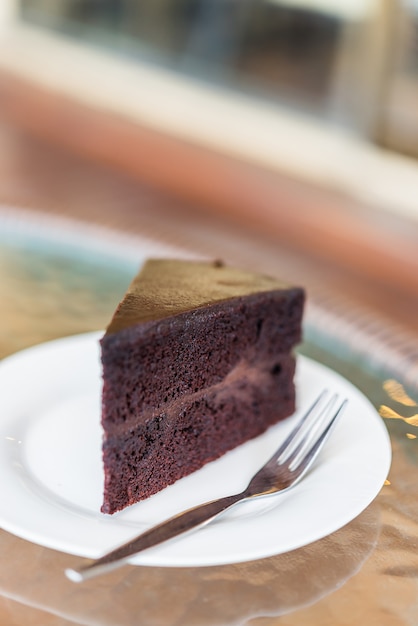 Темные шоколадные пирожные