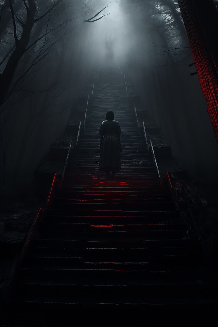 Free Photo dark fantasy  scene
