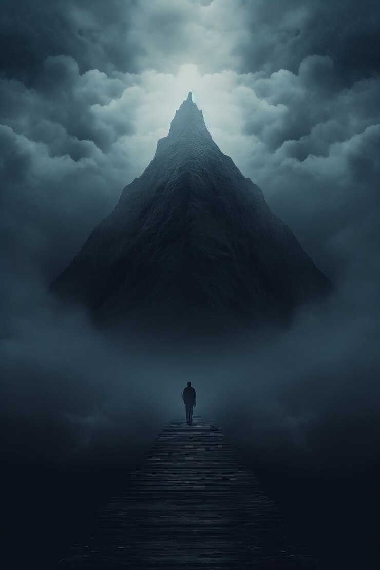 Free Photo dark fantasy  scene