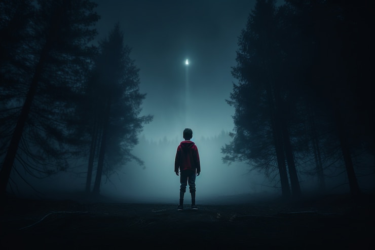 Free Photo dark fantasy  scene
