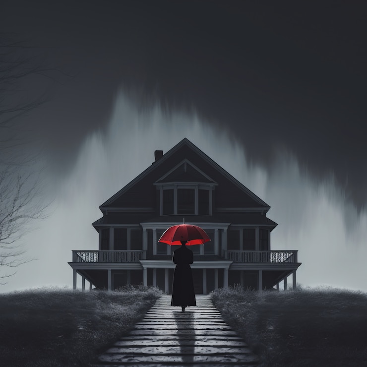 Free Photo dark fantasy  scene
