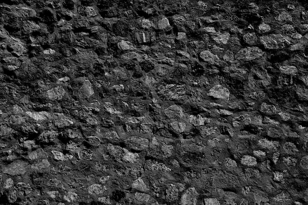 Темно-серый камень натуральный стена