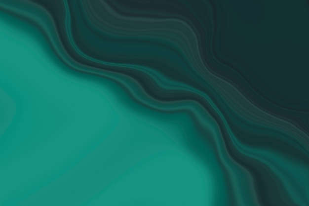 Dark green marble wave background