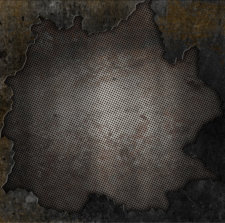 Free Photo dark grunge metal texture