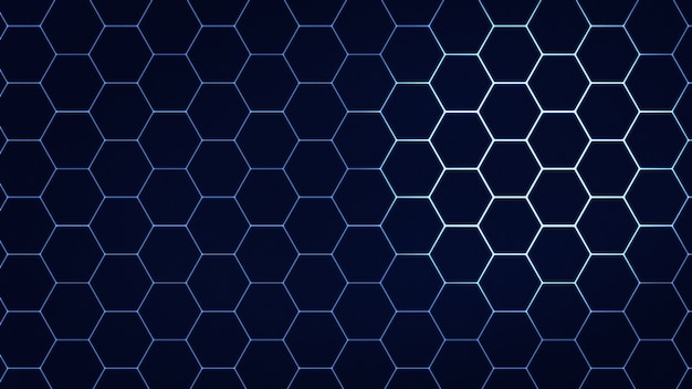 Dark hex backgrounds for networking